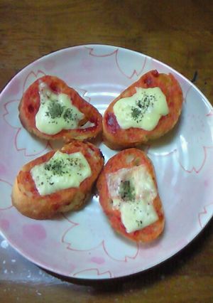 簡単ピザトーストっぽいもの-レシピのメイン写真