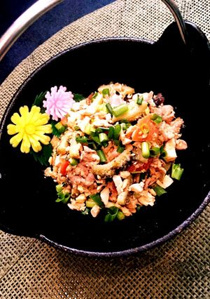 芽ねぎ芳る春のゴーヤーチャンプルー-レシピのメイン写真