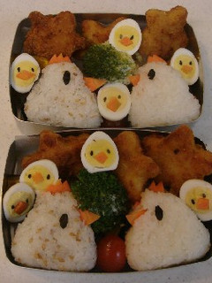 キャラ弁!ぴよぴよ親子弁当-レシピのメイン写真