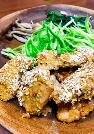 簡単!ヘルシークリスピーチキン-レシピのメイン写真