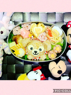 ダッフィー弁当 ダッフィーキャラ弁-レシピのメイン写真