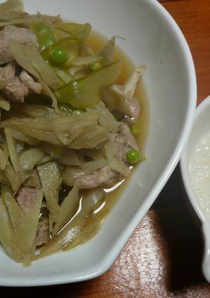豚とごぼうの甘い関係大根おろし添え-レシピのメイン写真