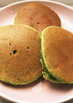 小松菜ほうれん草のミニパンケーキ-レシピのメイン写真