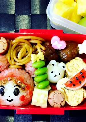 アンパンマン あかちゃんまん弁当キャラ弁-レシピのメイン写真