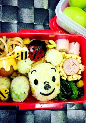 プーさん弁当 プーさんキャラ弁 キャラ弁-レシピのメイン写真