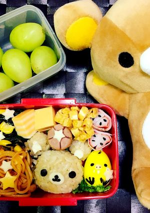 リラックマ リラックマ弁当 キャラ弁-レシピのメイン写真