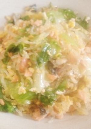 鮭チャーハン風はるさめ炒め-レシピのメイン写真
