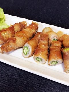 オクラの肉巻き♡照り焼き☆彡-レシピのメイン写真