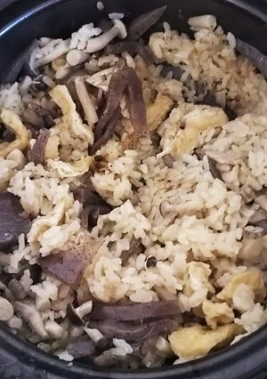 香ばし醤油の炊き込みご飯-レシピのメイン写真