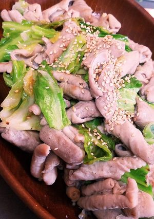❀モツ(ホルモン)塩炒め❀-レシピのメイン写真