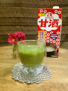抹茶甘酒-レシピのメイン写真