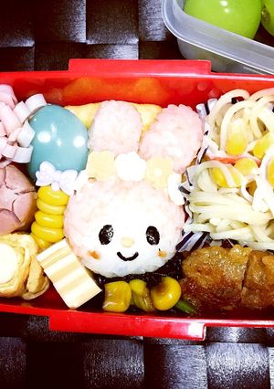 マイメロ マイメロディ弁当 キャラ弁-レシピのメイン写真