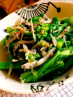 菜の花としらすのさっぱり梅和え-レシピのメイン写真