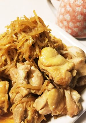 栄養満点！鶏もも肉と切り干し大根の重ね煮-レシピのメイン写真