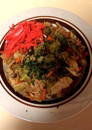 ♡糖質オフダイエット♡しらたき焼きそば♡-レシピのメイン写真