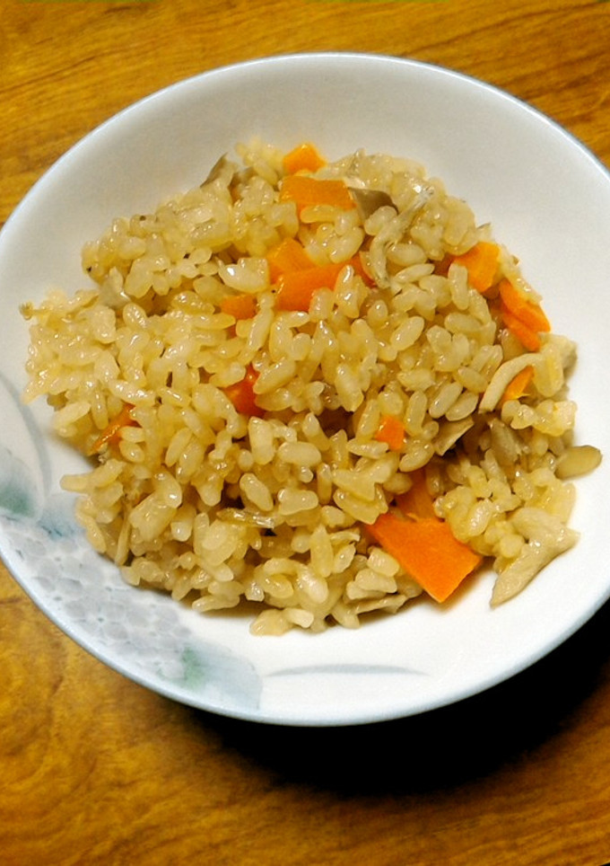 舞茸と人参の炊き込みご飯-レシピのメイン写真