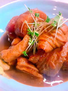 圧力鍋で!豚ホルモンの赤味噌♪どて煮-レシピのメイン写真