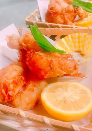 あんこうの唐揚げ!2回目はカレー塩で✨-レシピのメイン写真