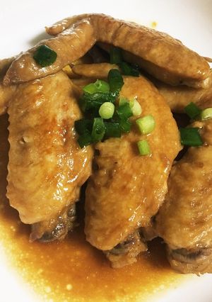 簡単手羽先のポン酢煮・w・-レシピのメイン写真