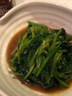 簡単美味☆法蓮草のオイスターソース炒め-レシピのメイン写真