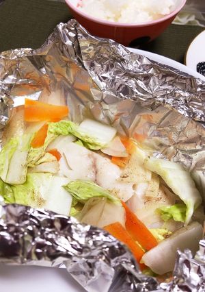 タラのホイル蒸し-レシピのメイン写真