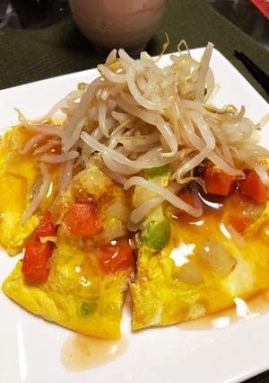 中華風オムレツ~甘酢あん~-レシピのメイン写真