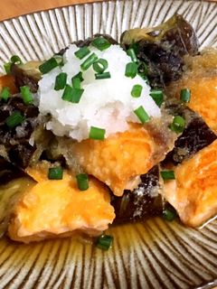 鮭となすのおろし煮-レシピのメイン写真