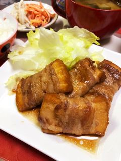 厚揚げの豚バラ巻き-レシピのメイン写真