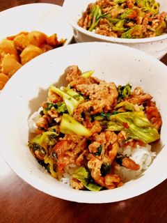 簡単豚肉のスタミナ丼-レシピのメイン写真