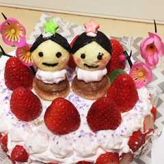 鈴カステラ おひなさまケーキ★七夕ケーキ-レシピのメイン写真