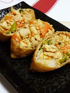 凍り豆腐そぼろのいなり寿司-レシピのメイン写真
