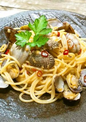 ◆旨味たっぷり♡あさりのペペロンチーノ♪-レシピのメイン写真