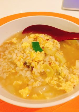 玉子雑炊手抜き具材少なめでも美味い作り方-レシピのメイン写真