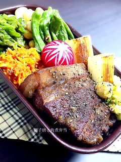 炊飯器で簡単♡獅子唐と豚角煮弁当-レシピのメイン写真