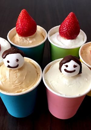 レンジで簡単☆ミルキーソフトカップケーキ-レシピのメイン写真