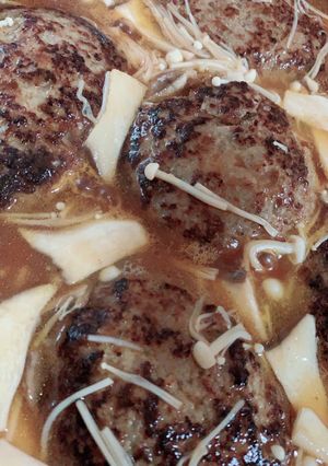 煮込みハンバーグ、-レシピのメイン写真