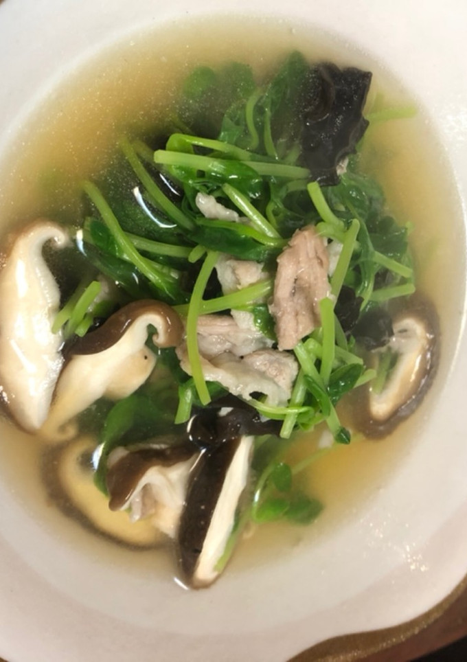 腸すっきり☆豆苗ときくらげのスープ-レシピのメイン写真