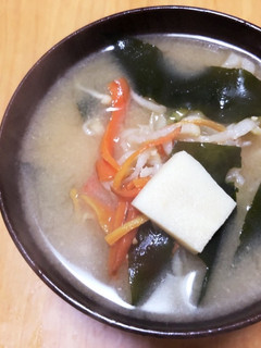 乾物でお味噌汁-レシピのメイン写真