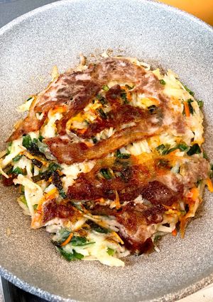野菜たっぷりチヂミ-レシピのメイン写真