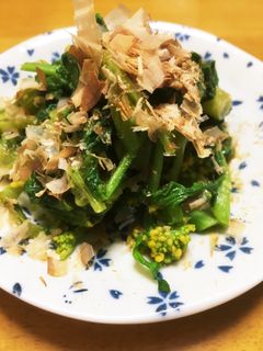 ”大人の味”菜の花のおひたし-レシピのメイン写真