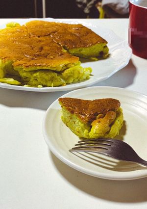 簡単！シンプル・抹茶チーズケーキ♪-レシピのメイン写真