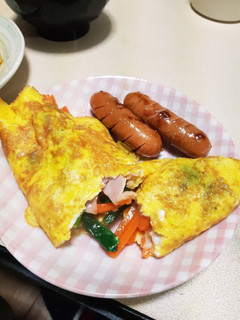 ほうれん草の簡単!バターオムレツ-レシピのメイン写真