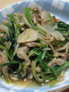 生の高菜と豚のにんにく醤油炒め-レシピのメイン写真