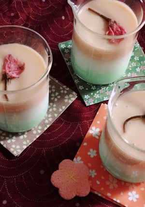 ひな祭り♡三色ミルクゼリー-レシピのメイン写真