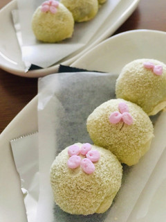 簡単和菓子♡ひとくちサイズのうぐいす餅-レシピのメイン写真