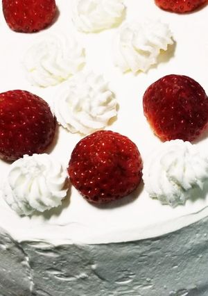 炊飯器で作る苺のケーキ-レシピのメイン写真
