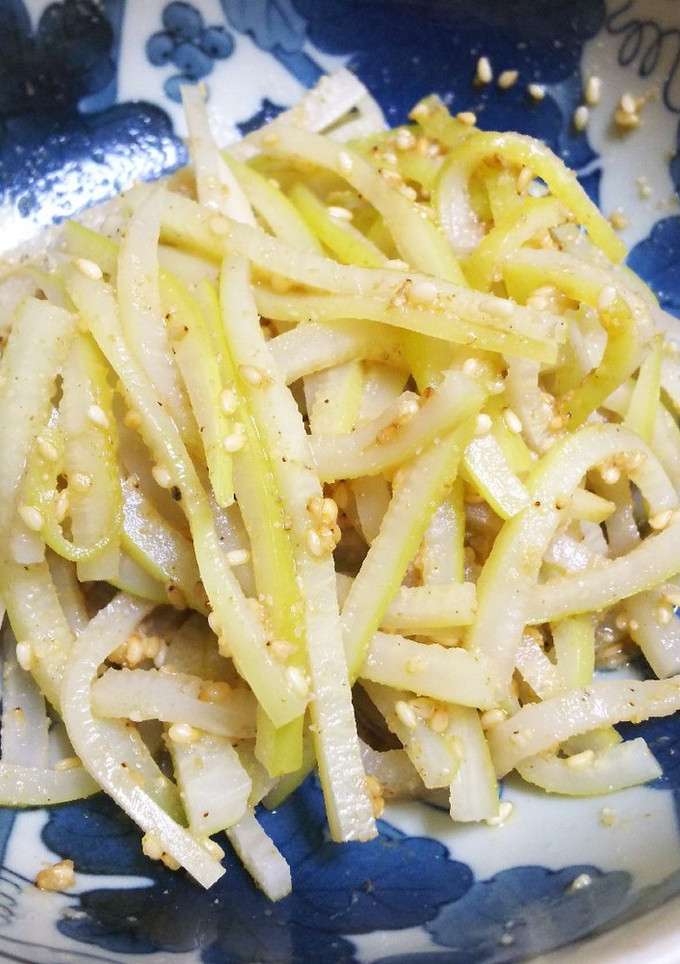 大根の皮のごまポン酢和え-レシピのメイン写真