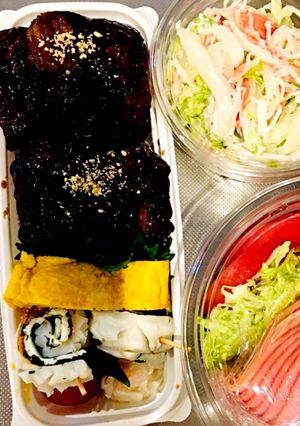 男心わしづかみ！肉巻きおにぎり-レシピのメイン写真