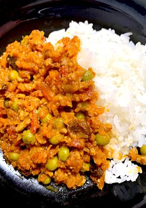 【簡易版】野菜たっぷり☆ドライカレー-レシピのメイン写真