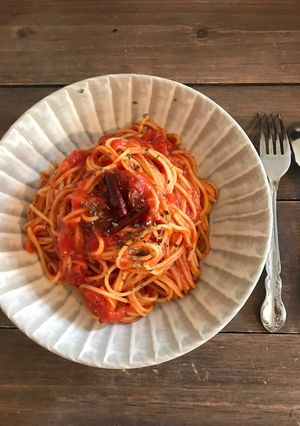 トマトパスタ-レシピのメイン写真